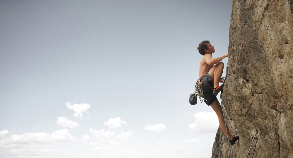 rock climbing