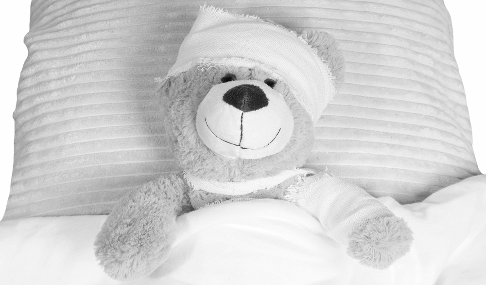 bandaged teddy