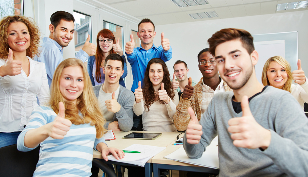 thumbs up group